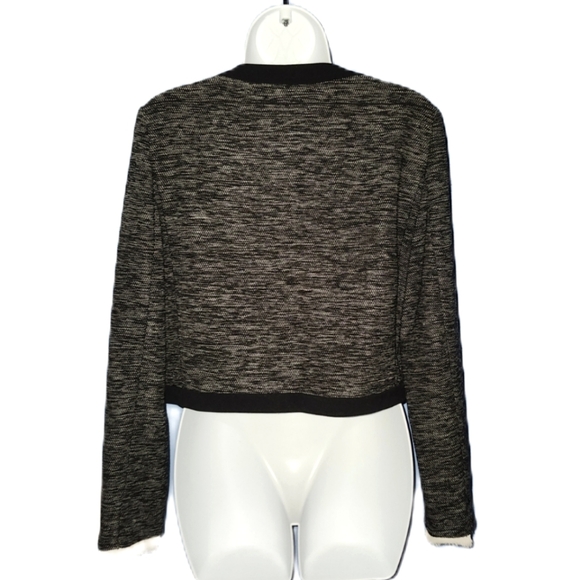 Vince Camuto Grey Black Tweed Blazer Jacket - Picture 4 of 6